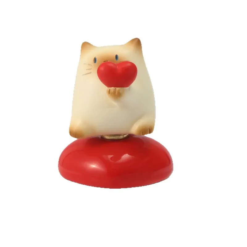 Cat PAI Le Wu You Spinning Blind Box – Cute Siamese Cat Desk Decor, Office Healing Figurine, Interactive Rotating Collectible Gift for Friends